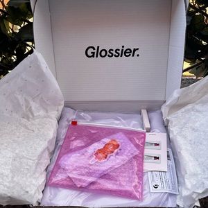 Limited Edition Glossier Lavender Hoodie and Lavender Socks